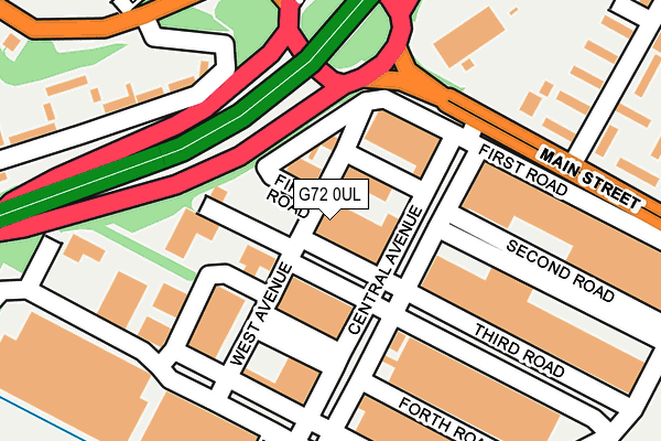 G72 0UL map - OS OpenMap – Local (Ordnance Survey) G72 0UL map - OS OpenMap – Local (Ordnance Survey)
