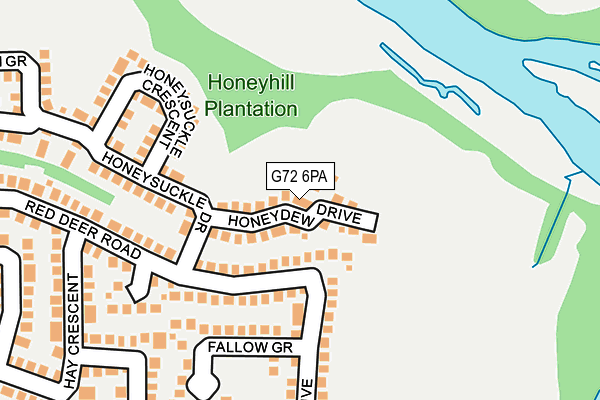 G72 6PA map - OS OpenMap – Local (Ordnance Survey) G72 6PA map - OS OpenMap – Local (Ordnance Survey)