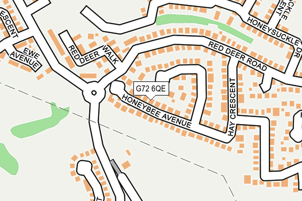 G72 6QE map - OS OpenMap – Local (Ordnance Survey) G72 6QE map - OS OpenMap – Local (Ordnance Survey)