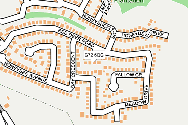 G72 6QG map - OS OpenMap – Local (Ordnance Survey) G72 6QG map - OS OpenMap – Local (Ordnance Survey)