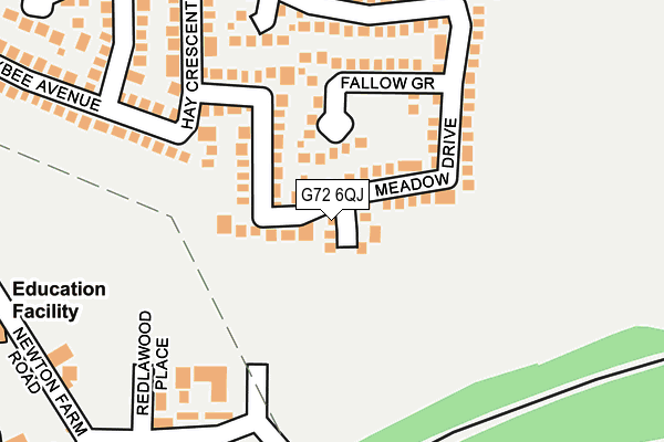 G72 6QJ map - OS OpenMap – Local (Ordnance Survey) G72 6QJ map - OS OpenMap – Local (Ordnance Survey)