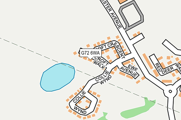 G72 6WA map - OS OpenMap – Local (Ordnance Survey) G72 6WA map - OS OpenMap – Local (Ordnance Survey)