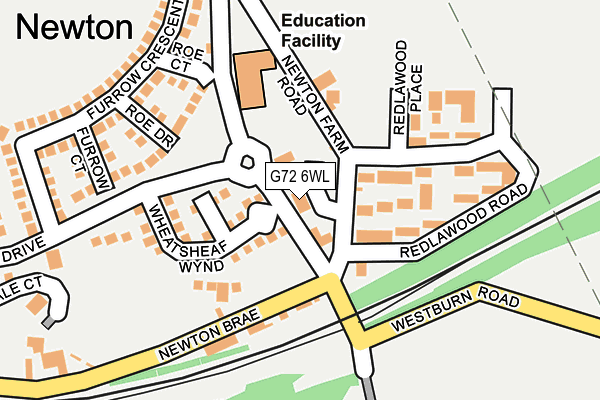 G72 6WL map - OS OpenMap – Local (Ordnance Survey) G72 6WL map - OS OpenMap – Local (Ordnance Survey)