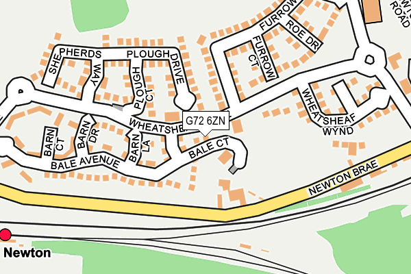 G72 6ZN map - OS OpenMap – Local (Ordnance Survey) G72 6ZN map - OS OpenMap – Local (Ordnance Survey)