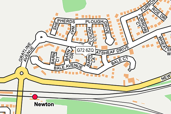 G72 6ZQ map - OS OpenMap – Local (Ordnance Survey) G72 6ZQ map - OS OpenMap – Local (Ordnance Survey)