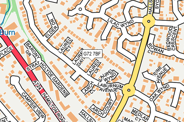 G72 7BF map - OS OpenMap – Local (Ordnance Survey) G72 7BF map - OS OpenMap – Local (Ordnance Survey)