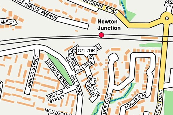 G72 7DR map - OS OpenMap – Local (Ordnance Survey) G72 7DR map - OS OpenMap – Local (Ordnance Survey)