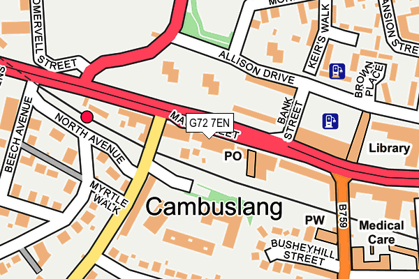 G72 7EN map - OS OpenMap – Local (Ordnance Survey) G72 7EN map - OS OpenMap – Local (Ordnance Survey)