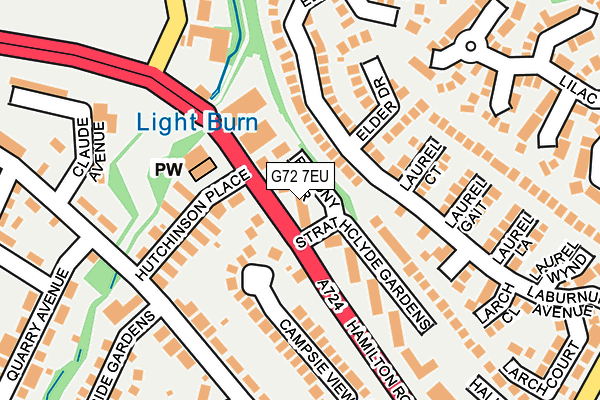 G72 7EU map - OS OpenMap – Local (Ordnance Survey) G72 7EU map - OS OpenMap – Local (Ordnance Survey)