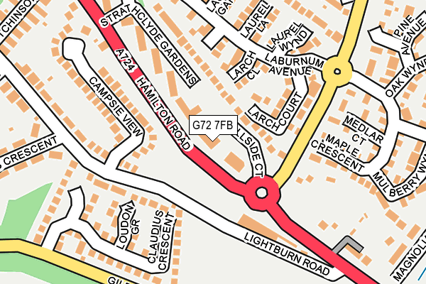 G72 7FB map - OS OpenMap – Local (Ordnance Survey) G72 7FB map - OS OpenMap – Local (Ordnance Survey)