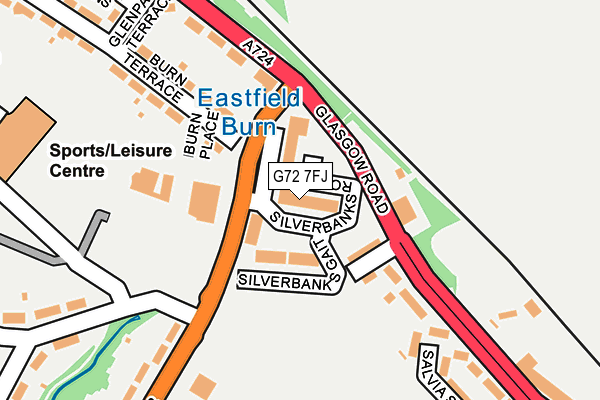G72 7FJ map - OS OpenMap – Local (Ordnance Survey) G72 7FJ map - OS OpenMap – Local (Ordnance Survey)