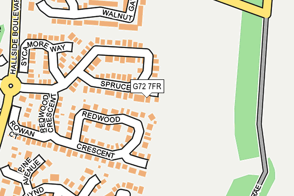 G72 7FR map - OS OpenMap – Local (Ordnance Survey) G72 7FR map - OS OpenMap – Local (Ordnance Survey)