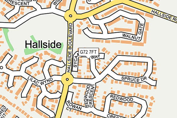 G72 7FT map - OS OpenMap – Local (Ordnance Survey) G72 7FT map - OS OpenMap – Local (Ordnance Survey)