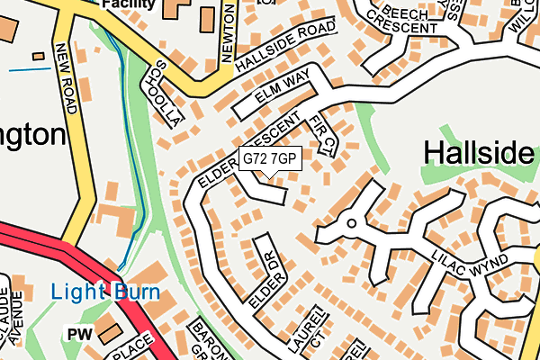 G72 7GP map - OS OpenMap – Local (Ordnance Survey) G72 7GP map - OS OpenMap – Local (Ordnance Survey)
