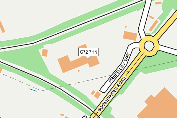 G72 7HN map - OS OpenMap – Local (Ordnance Survey) G72 7HN map - OS OpenMap – Local (Ordnance Survey)