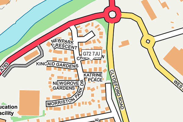 G72 7JU map - OS OpenMap – Local (Ordnance Survey) G72 7JU map - OS OpenMap – Local (Ordnance Survey)