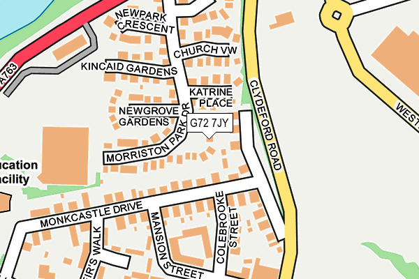 G72 7JY map - OS OpenMap – Local (Ordnance Survey) G72 7JY map - OS OpenMap – Local (Ordnance Survey)