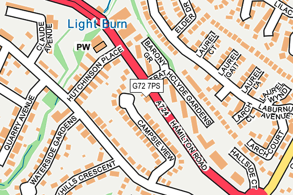 G72 7PS map - OS OpenMap – Local (Ordnance Survey) G72 7PS map - OS OpenMap – Local (Ordnance Survey)