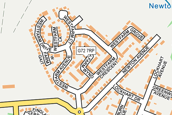 G72 7RP map - OS OpenMap – Local (Ordnance Survey) G72 7RP map - OS OpenMap – Local (Ordnance Survey)