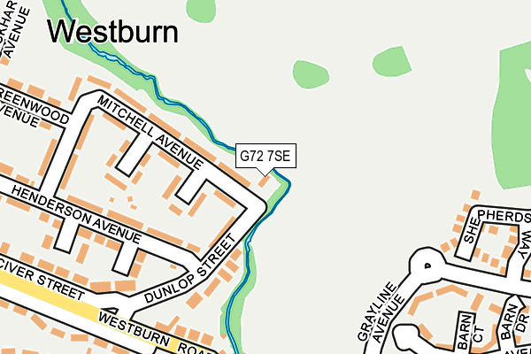 G72 7SE map - OS OpenMap – Local (Ordnance Survey) G72 7SE map - OS OpenMap – Local (Ordnance Survey)
