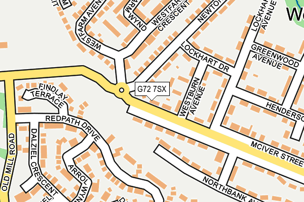 G72 7SX map - OS OpenMap – Local (Ordnance Survey) G72 7SX map - OS OpenMap – Local (Ordnance Survey)