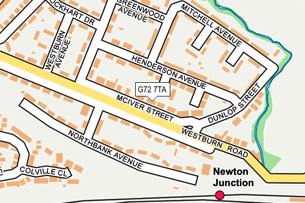 G72 7TA map - OS OpenMap – Local (Ordnance Survey) G72 7TA map - OS OpenMap – Local (Ordnance Survey)