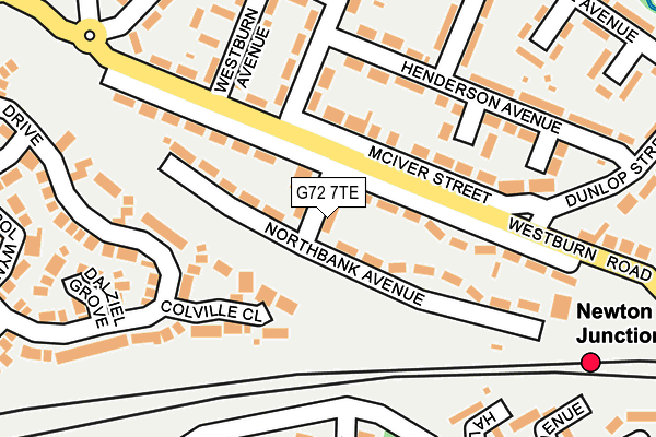 G72 7TE map - OS OpenMap – Local (Ordnance Survey) G72 7TE map - OS OpenMap – Local (Ordnance Survey)