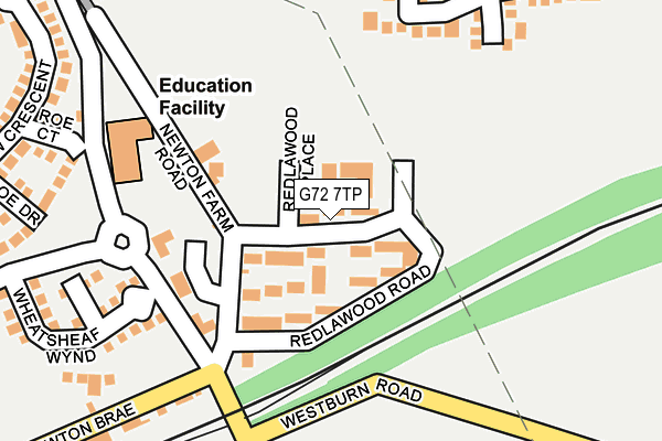 G72 7TP map - OS OpenMap – Local (Ordnance Survey) G72 7TP map - OS OpenMap – Local (Ordnance Survey)