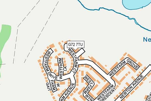 G72 7TU map - OS OpenMap – Local (Ordnance Survey) G72 7TU map - OS OpenMap – Local (Ordnance Survey)