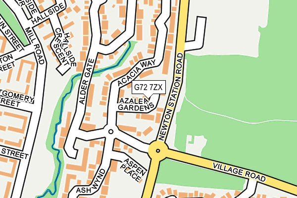 G72 7ZX map - OS OpenMap – Local (Ordnance Survey) G72 7ZX map - OS OpenMap – Local (Ordnance Survey)