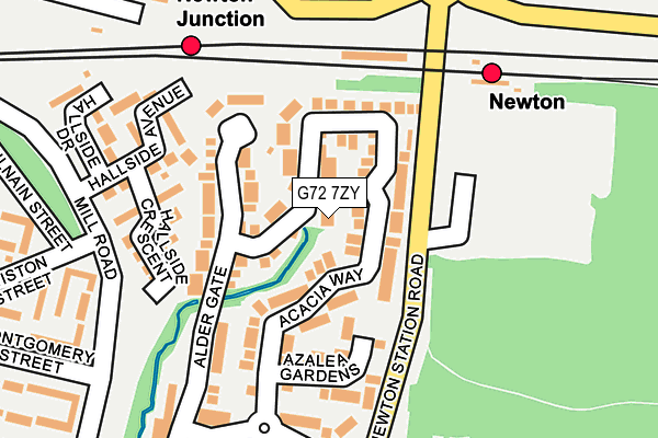 G72 7ZY map - OS OpenMap – Local (Ordnance Survey) G72 7ZY map - OS OpenMap – Local (Ordnance Survey)