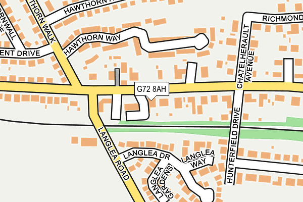 G72 8AH map - OS OpenMap – Local (Ordnance Survey) G72 8AH map - OS OpenMap – Local (Ordnance Survey)
