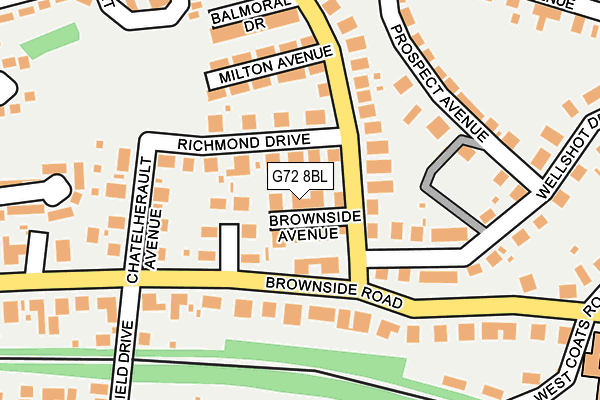 G72 8BL map - OS OpenMap – Local (Ordnance Survey) G72 8BL map - OS OpenMap – Local (Ordnance Survey)