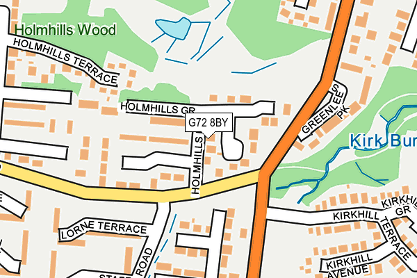 G72 8BY map - OS OpenMap – Local (Ordnance Survey) G72 8BY map - OS OpenMap – Local (Ordnance Survey)