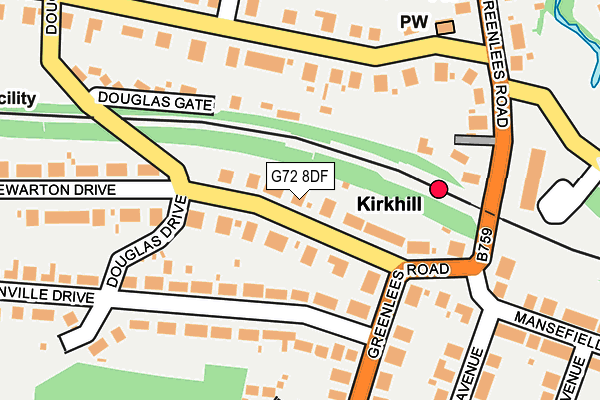 G72 8DF map - OS OpenMap – Local (Ordnance Survey) G72 8DF map - OS OpenMap – Local (Ordnance Survey)
