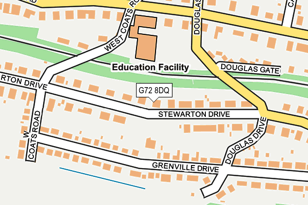 G72 8DQ map - OS OpenMap – Local (Ordnance Survey) G72 8DQ map - OS OpenMap – Local (Ordnance Survey)
