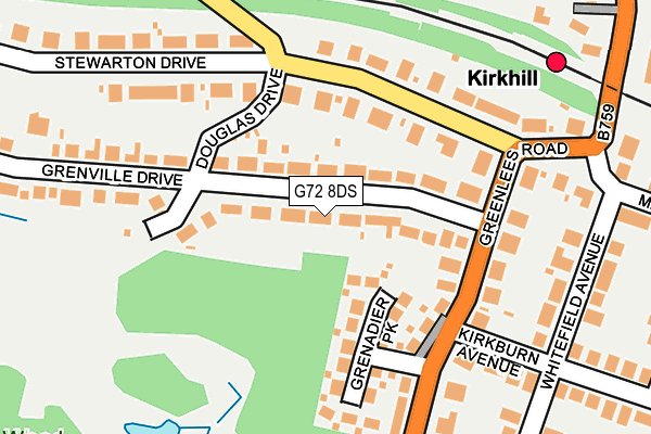 G72 8DS map - OS OpenMap – Local (Ordnance Survey) G72 8DS map - OS OpenMap – Local (Ordnance Survey)