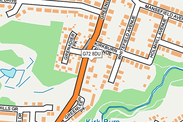 G72 8DU map - OS OpenMap – Local (Ordnance Survey) G72 8DU map - OS OpenMap – Local (Ordnance Survey)