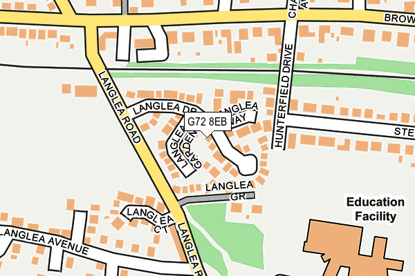 G72 8EB map - OS OpenMap – Local (Ordnance Survey) G72 8EB map - OS OpenMap – Local (Ordnance Survey)