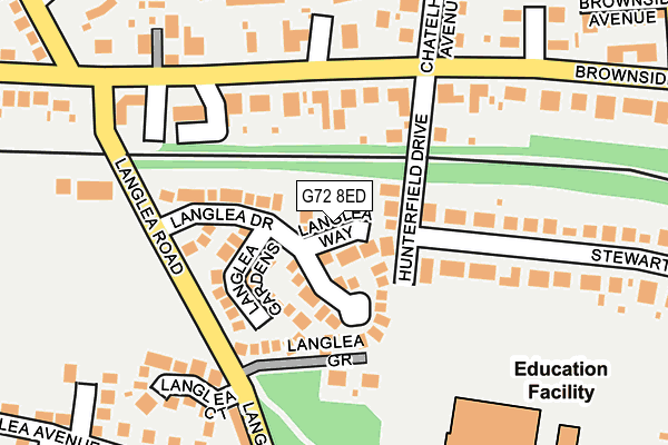 G72 8ED map - OS OpenMap – Local (Ordnance Survey) G72 8ED map - OS OpenMap – Local (Ordnance Survey)
