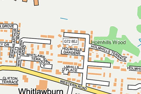 G72 8EJ map - OS OpenMap – Local (Ordnance Survey) G72 8EJ map - OS OpenMap – Local (Ordnance Survey)