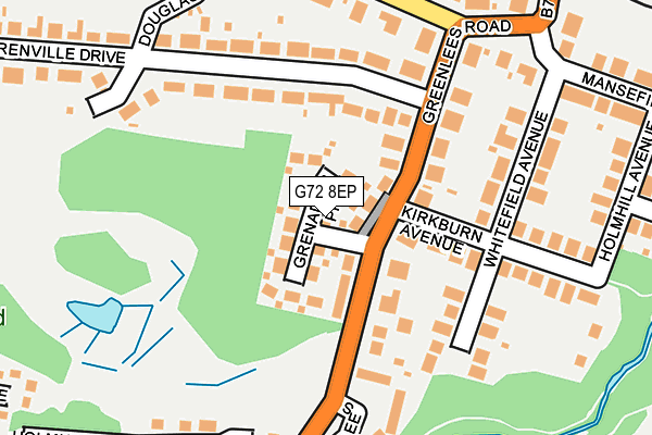 G72 8EP map - OS OpenMap – Local (Ordnance Survey) G72 8EP map - OS OpenMap – Local (Ordnance Survey)