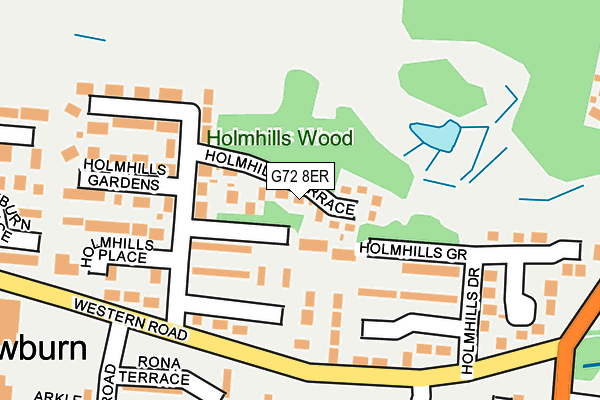 G72 8ER map - OS OpenMap – Local (Ordnance Survey) G72 8ER map - OS OpenMap – Local (Ordnance Survey)
