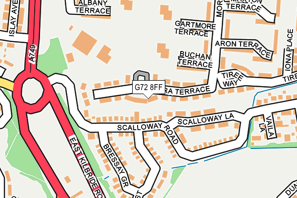 G72 8FF map - OS OpenMap – Local (Ordnance Survey) G72 8FF map - OS OpenMap – Local (Ordnance Survey)