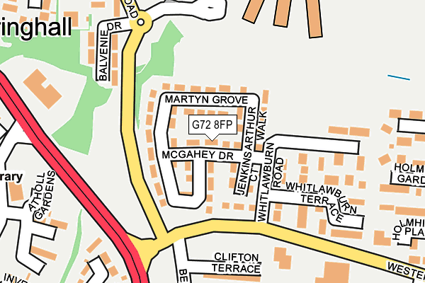 G72 8FP map - OS OpenMap – Local (Ordnance Survey) G72 8FP map - OS OpenMap – Local (Ordnance Survey)