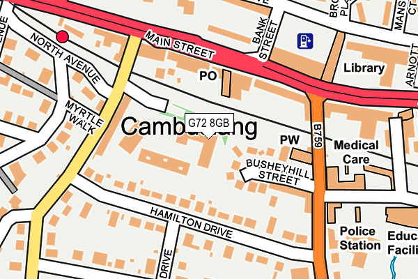 G72 8GB map - OS OpenMap – Local (Ordnance Survey) G72 8GB map - OS OpenMap – Local (Ordnance Survey)