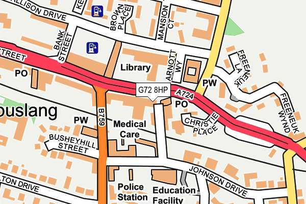 G72 8HP map - OS OpenMap – Local (Ordnance Survey) G72 8HP map - OS OpenMap – Local (Ordnance Survey)