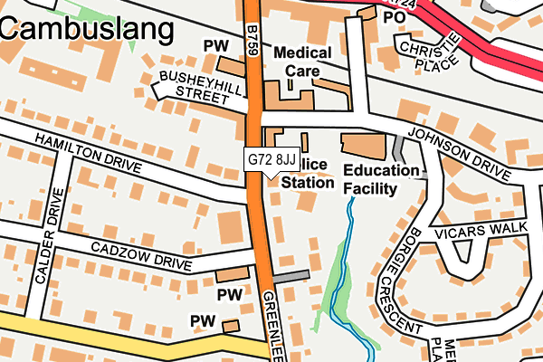 G72 8JJ map - OS OpenMap – Local (Ordnance Survey) G72 8JJ map - OS OpenMap – Local (Ordnance Survey)