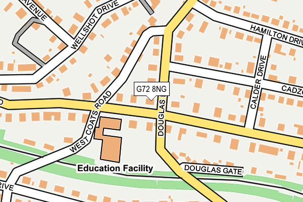 G72 8NG map - OS OpenMap – Local (Ordnance Survey) G72 8NG map - OS OpenMap – Local (Ordnance Survey)