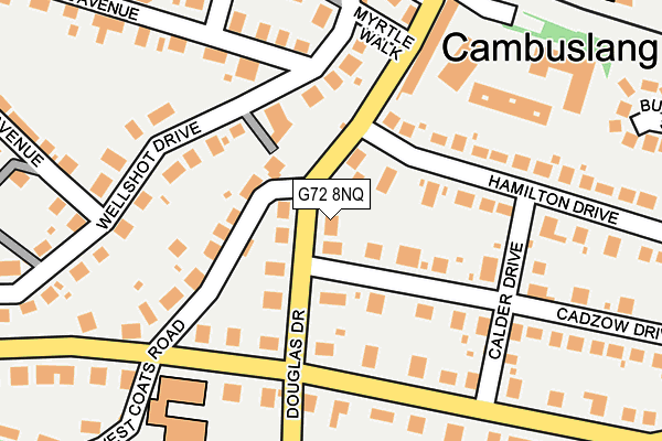 G72 8NQ map - OS OpenMap – Local (Ordnance Survey) G72 8NQ map - OS OpenMap – Local (Ordnance Survey)